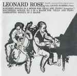 Cover for album: Leonard Rose, Leonid Hambro, Schubert / Boccherini / Sammartini – Sonatas