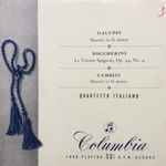 Cover for album: Galuppi / Boccherini / Cambini, Quartetto Italiano – Quartet In G Minor / La Tiranna Spagnola, Op. 44, No 4 / Quartet In G Minor(LP, Mono)