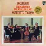 Cover for album: Boccherini - Quartetto Italiano – String Quartets, Op.6, No.1 & 3 / Op.58, No.2