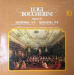Cover for album: Boccherini / I Filarmonici Di Bologna, Angelo Ephrikian – Opera 35 - Sinfonia N. 5 - Sinfonia N. 6(LP, Reissue)
