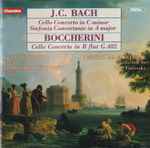 Cover for album: J. C. Bach, Boccherini, Yuli Turovsky, Eleonora Turovsky, I Musici De Montreal – Cello Concertos In C Minor - Sinfonia Concertante In A Major - Cello Concerto In B Flat G.482