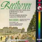 Cover for album: Beethoven, Boccherini, Trio Zingara, Felix Schmidt, English Chamber Orchestra, Edward Heath – Concerto For Piano, Violin, Cello & Orchestra