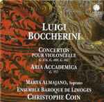 Cover for album: Luigi Boccherini, Marta Almajano, Ensemble Baroque De Limoges, Christophe Coin – Concertos Pour Violoncelle