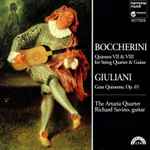 Cover for album: Boccherini, Giuliani, The Artaria Quartet, Richard Savino – Quintets VII & VIII For String Quartet & Guitar / Gran Quintetto, Op 65