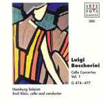Cover for album: Luigi Boccherini, Hamburg Soloists, Emil Klein – Cello Concertos Vol. 1 - G474-477(CD, Album)