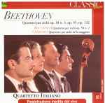 Cover for album: Ludwig van Beethoven, Luigi Boccherini – Beethoven Quartetti Per Archi Op.18 N.3, Op.95 Op.132 Boccherini Quartetto Per Archi Op.58 N.2(CD, )