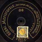 Cover for album: Arrigo Boito, Aristodemo Giorgini, Virgilio Ranzato – Mefistofele(Pathé Disc, 35cm, 90 RPM)