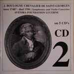 Cover for album: Symphonies And Violin Concertos CD2(CD, )