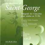 Cover for album: Pilsen Philharmonic Orchestra, Le Chevalier de Saint-George – Intégrale Des Concertos Pour Violon En 5 CDs, CD 3(CD, )