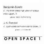 Cover for album: Benjamin Boretz, J.K. Randall – Open Space 1(CD, Album)