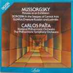 Cover for album: Mussorgsky / Borodin / Glinka - Carlos Païta, National Philharmonic Orchestra, The Philharmonic Symphony Orchestra – Pictures at an Exhibition / In the steppes of central asia / overture russian and ludmille