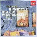 Cover for album: Mussorgsky · Simon Rattle · Berliner Philharmoniker · Borodin – Bilder Einer Ausstellung / Sinfonie Nr. 2 / Polowetzer Tänze (Das Silvesterkonzert 2007)