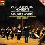Cover for album: Otto / Barsanti / Albinoni / Händel - Maurice André, Württembergisches Kammerorchester, Jörg Faerber – Vier Trompetenkonzerte