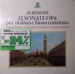 Cover for album: Albinoni - Piero Toso - Edoardo Farina - Susan Moses – 12 Sonate Op.6 Per Violino E Basso Continuo