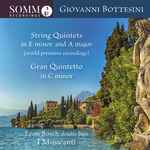 Cover for album: Giovanni Bottesini, Leon Bosch, I Musicanti (3) – String Quintets In E Minor And A Major; Gran Quintetto In C Minor(CD, Album)