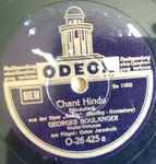 Cover for album: Chant Hindu / Legende D'Amour - Serenade(Shellac, 10
