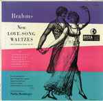 Cover for album: Brahms - Flore Wend, Nancy Waugh, Hugues Cuenod, Doda Conrad, Nadia Boulanger, Jean Francaix – New Love-Song Waltzes (Neue Liebeslieder Walzer, Op. 65)(LP, Mono)