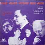 Cover for album: Boulez - Xenakis - Messiaen - Berio - Varèse - Jacques Castagner, Jacqueline Mefano – Sonatine / Herma / Le Merle Noir / Sequenza 1 / Densité 21,5(LP, Album)