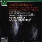 Cover for album: Iannis Xenakis - Pierre Strauch, Benny Sluchin, Ensemble Intercontemporain, Pierre Boulez, Michel Tabachnik – Phlegra / Jalons / Keren / Nomos Alpha / Thalleïn(CD, )