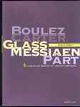 Cover for album: Boulez, Carter, Glass, Messiaen, Pärt – 5 Films On The Greatest 20th Century Composers(5×DVD, DVD-Video, NTSC, Box Set, Compilation)