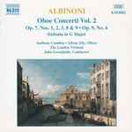 Cover for album: Albinoni - Anthony Camden, Alison Alty, The London Virtuosi, John Georgiadis – Oboe Concerti Vol. 2