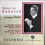 Cover for album: Benjamin Britten, Vaughan Williams, Herbert von Karajan, Philharmonia Orchestra – Variations On A Theme Of Frank Bridge / Fantasia On A Theme By Thomas Tallis
