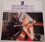 Cover for album: Viviane Spanoghe, André De Groote, Johannes Brahms, Benjamin Britten – Sonata For Cello And Piano(LP, Album)
