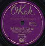 Cover for album: You Better Cut That Out / I Wonder What's Wrong With Me(Shellac, 10