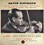 Cover for album: Bruch / Prokofiev - David Oistrakh, The London Symphony Orchestra Conducted By Lovro Von Matacic – Violin Concerto No 1 In G Minor / Violin Concerto No 1 In D Major
