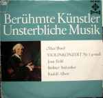 Cover for album: Max Bruch - Joan Field, Berliner Sinfoniker, Rudolf Albert – Violinkonzert Nr. 1 G-Moll