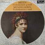 Cover for album: Bruch, Mendelssohn, Kurt Heinrici, Rundfunk-Sinfonie-Orchester, Hans Westergard – Violinkonzert G-moll  Op. 26 / Violinkonzert E-moll Op. 64