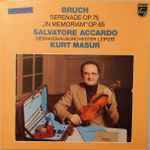 Cover for album: Bruch, Salvatore Accardo, Gewandhaus Orchestra, Leipzig, Kurt Masur – Serenade, Op. 75, 
