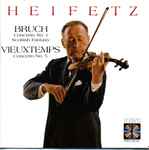 Cover for album: Bruch, Vieuxtemps - Heifetz, New Symphony Orchestra Of London, Sir Malcolm Sargent – Concerto No. 1, Scottish Fantasy / Concerto No. 5