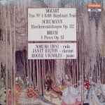 Cover for album: Mozart / Schumann / Bruch - Nobuko Imai, Janet Hilton, Roger Vignoles – Trio No. 4 K498 (Kegelstatt-Trio) / Märchenerzählung Op. 132 / 8 Pieces Op. 83(CD, Album, Stereo)