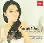 Cover for album: Bruch / Brahms - Sarah Chang, Dresdner Philharmonie, Kurt Masur – Violin Concertos