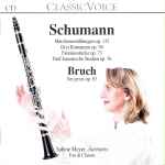 Cover for album: Schumann, Bruch, Sabine Meyer, Trio Di Clarone – Schumann: Märchenerzählungen Op. 132 - Drei Romanzen Op. 94 - Fantasiestücke Op. 73 - Fünf Kanonische Studien Op. 56 / Bruch: Sei Pezzi Op. 83(CD, Album)