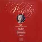 Cover for album: Bach / Mozart / Beethoven / Mendelssohn / Bruch / Brahms / Tchaikovsky / Sibelius / Glazounov / Prokofieff - Heifetz – Ten Great Violin Concertos