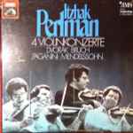 Cover for album: Itzhak Perlman, The London Philharmonic Orchestra, Lawrence Foster – 4 Violinkonzerte, Dvorak, Bruch, Paganini, Mendelssohn
