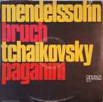 Cover for album: Mendelssohn, Bruch, Tchaikovsky, Paganini, I. Gitlis, B. Gimpel – Violin Concerto In E Minor Op. 64 / Violin Concerto In G Minor, Op. 26 / Violin Concerto In D Major, Op. 35 / Violin Concerto N. 1 In D Major, Op. 6(2×LP, Compilation, Stereo)