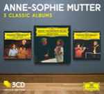 Cover for album: Anne-Sophie Mutter, Mozart, Beethoven, Bruch, Mendelssohn, Berliner Philharmoniker, Herbert von Karajan – 3 Classic Albums(CD, Album, Reissue, CD, Album, Reissue, CD, Album, Reissue, Box Set, Compilation, Limited Edition)