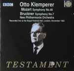 Cover for album: Otto Klemperer, Mozart, Bruckner, New Philharmonia Orchestra – Symphony No.40 / Symphony No.7(2×CD, Remastered)