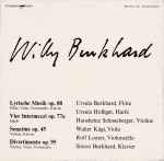 Cover for album: Lyrische Musik Op. 88 / Vier Intermezzi Op. 77a / Sonatine Op. 45 / Divertimento Op. 95(LP, Album)