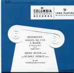 Cover for album: Ludwig van Beethoven, Robert Schumann, Rudolf Serkin, Adolf Busch, The Busch Quartet – Violin Sonata No. 9, Op. 47 