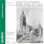 Cover for album: William Byrd, Benjamin Britten - Die Jugendkantorei von St. Marien, Minden i.W. Leitung: Edmund Kreß Orgel: Jochen A. Modeß – Messe Für 5 Stimmen / Missa Brevis In D, Op. 63 / Te Deum Laudamus, Op. 32(LP, Album, Stereo)