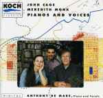 Cover for album: John Cage / Meredith Monk - Anthony De Mare – Pianos And Voices(CD, Album)