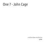 Cover for album: John Cage - Cristián Alvear Montecino – One7(File, FLAC)