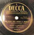 Cover for album: Hoagy Carmichael With Vic Schoen And His Orchestra – For Every Man There's A Woman / Ok'l Baby Dok'l
