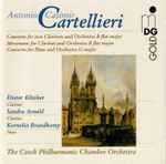 Cover for album: Antonio Casimir Cartellieri − Dieter Klöcker, Sandra Arnold (2), Kornelia Brandkamp, The Czech Philharmonic Chamber Orchestra – Concerto For Two Clarinets And Orchestra B Flat Major / Movement For Clarinet And Orchestra B Flat Major / Concerto For Flute A