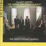 Cover for album: Elliott Carter - The Arditti String Quartet – The Music For String Quartet Vol. 2: String Quartets 2 + 3, Elegy