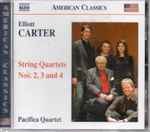 Cover for album: Elliott Carter - Pacifica Quartet – String Quartets Nos. 2, 3 And 4